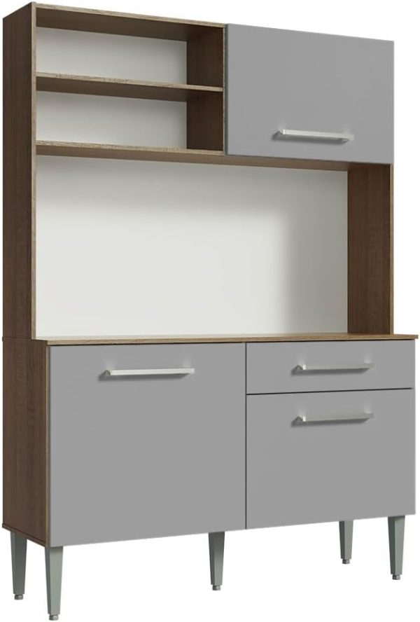 Armário de Cozinha Compacta 120cm Rustic